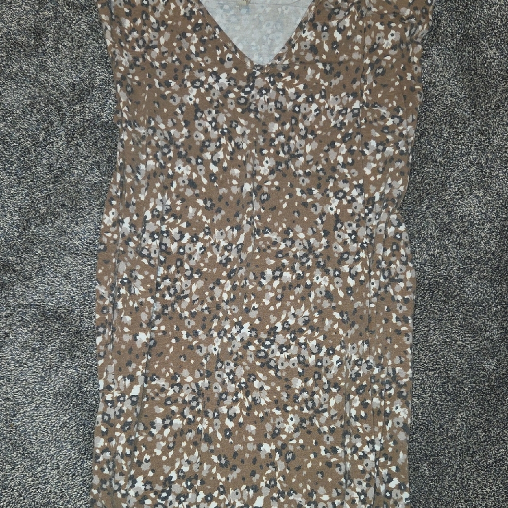 Floral V-Neck Dress W/ Pockets